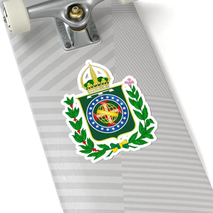 Coat of arms of the Prince Imperial of Brazil (Brazil) (Coat of Arms) STICKER Vinyl Kiss-Cut Decal - The Sticker Space