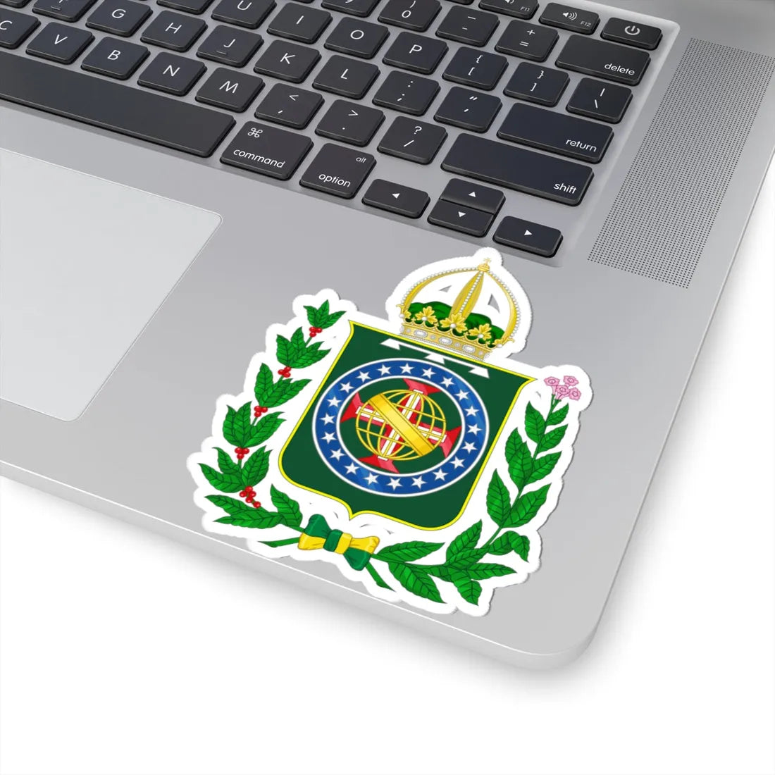 Coat of arms of the Prince Imperial of Brazil (Brazil) (Coat of Arms) STICKER Vinyl Kiss-Cut Decal - The Sticker Space