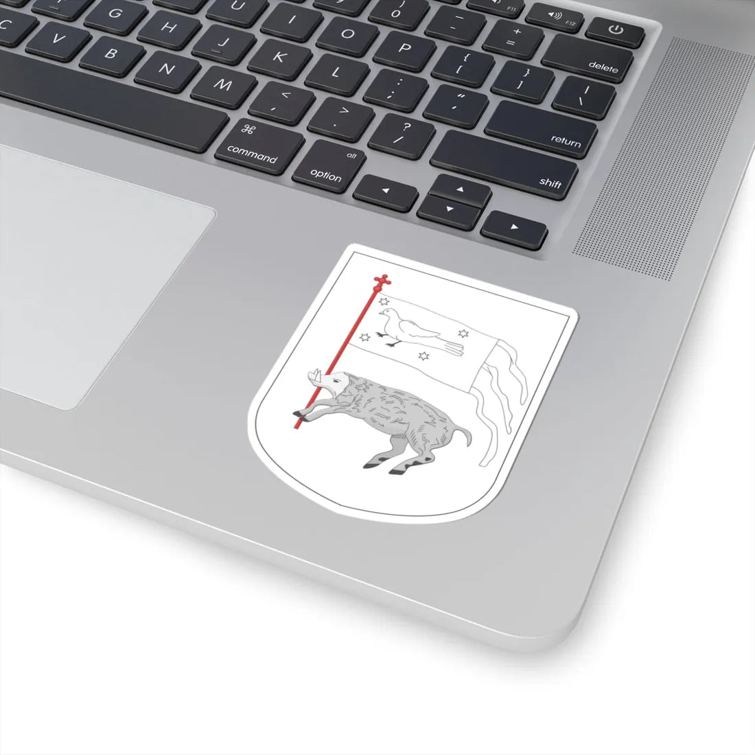 Coat of arms of the Principality of Mingrelia (Georgia) (Coat of Arms) STICKER Vinyl Kiss-Cut Decal - The Sticker Space