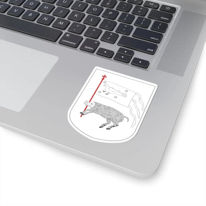 Coat of arms of the Principality of Mingrelia (Georgia) (Coat of Arms) STICKER Vinyl Kiss-Cut Decal - The Sticker Space