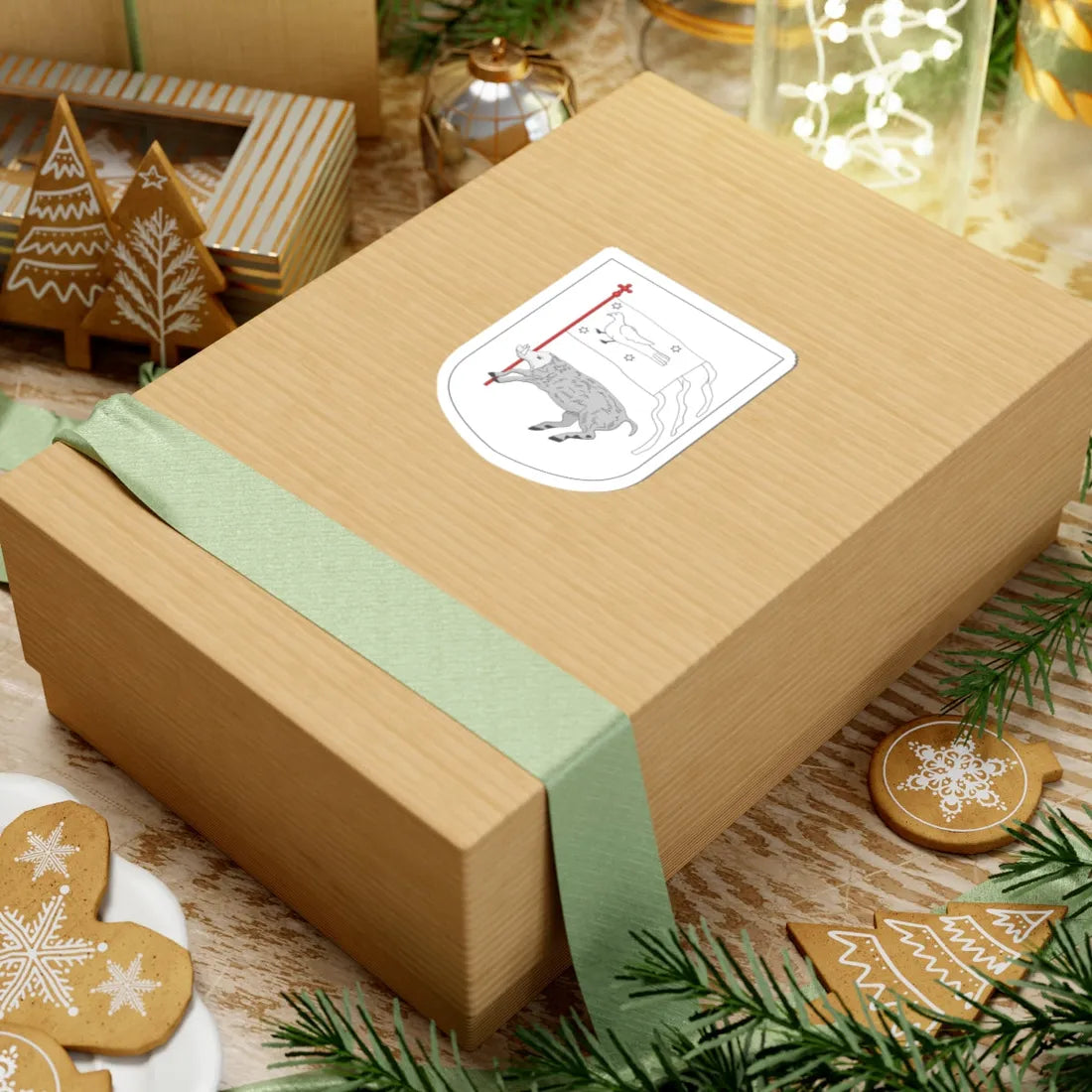 Coat of arms of the Principality of Mingrelia (Georgia) (Coat of Arms) STICKER Vinyl Kiss-Cut Decal - The Sticker Space