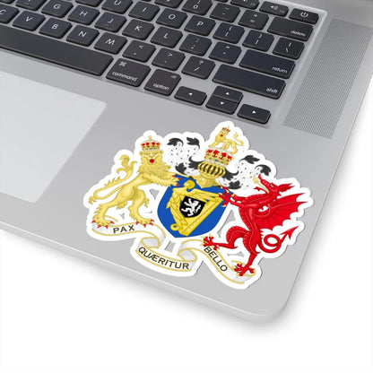 Coat of Arms of the Protectorate in Ireland 1653-1659 (Ireland) (Coat of Arms) STICKER Vinyl Kiss-Cut Decal - The Sticker Space