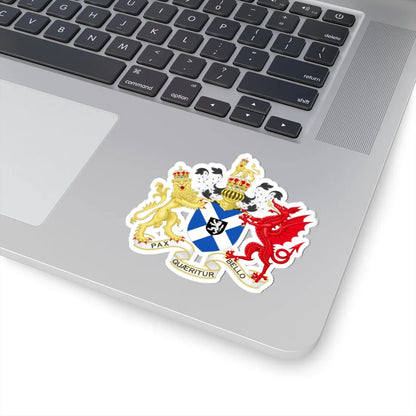 Coat of Arms of the Protectorate in Scotland 1653-1659 (Scotland) (Coat of Arms) STICKER Vinyl Kiss-Cut Decal - The Sticker Space