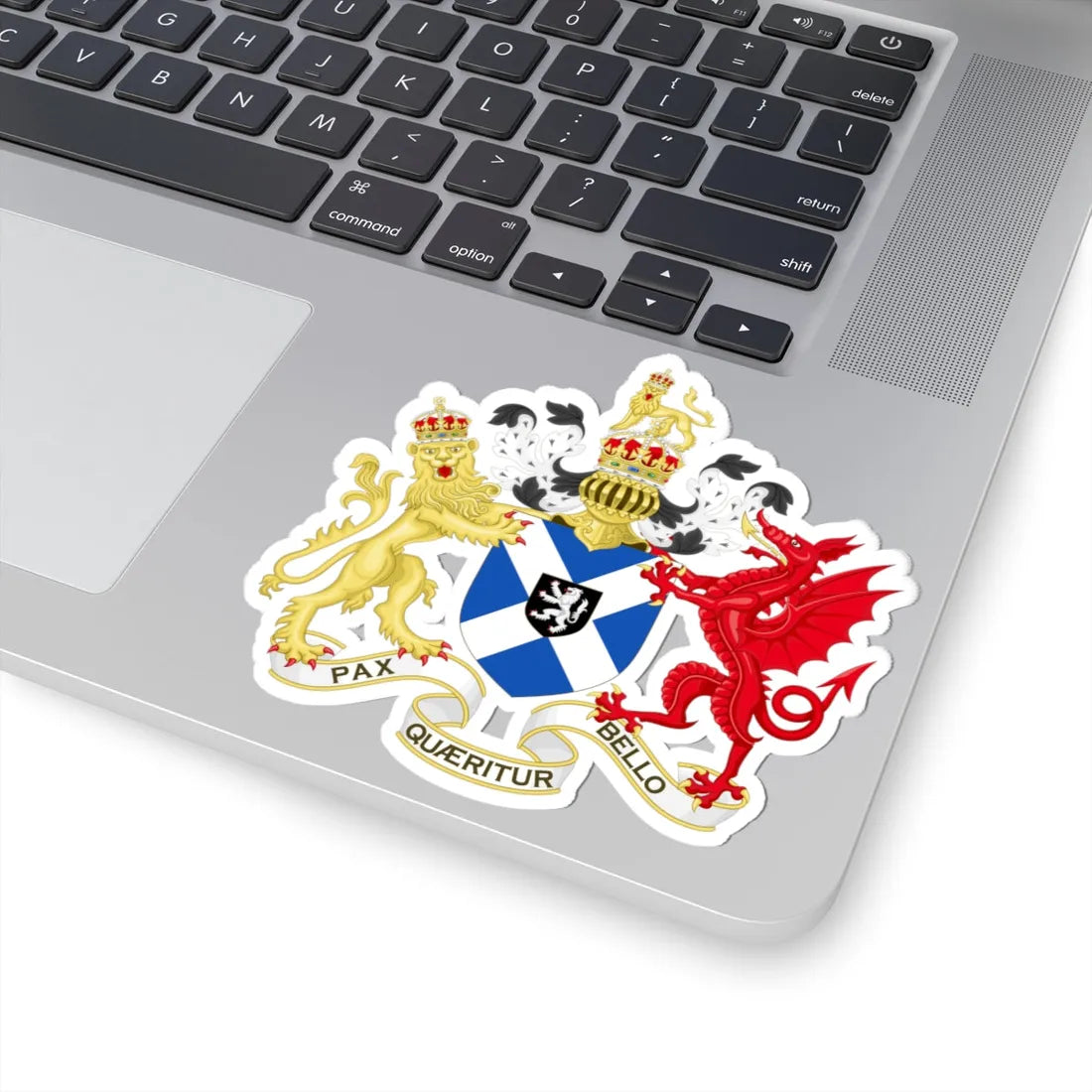 Coat of Arms of the Protectorate in Scotland 1653-1659 (Scotland) (Coat of Arms) STICKER Vinyl Kiss-Cut Decal - The Sticker Space