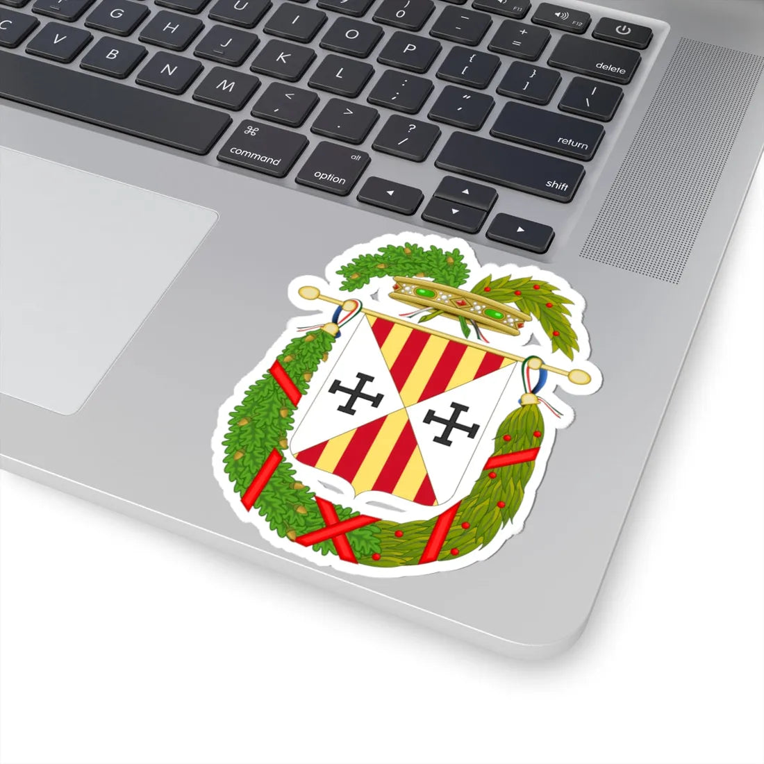 Coat of Arms of the Province of Catanzaro (Italy) (Coat of Arms) STICKER Vinyl Kiss-Cut Decal - The Sticker Space