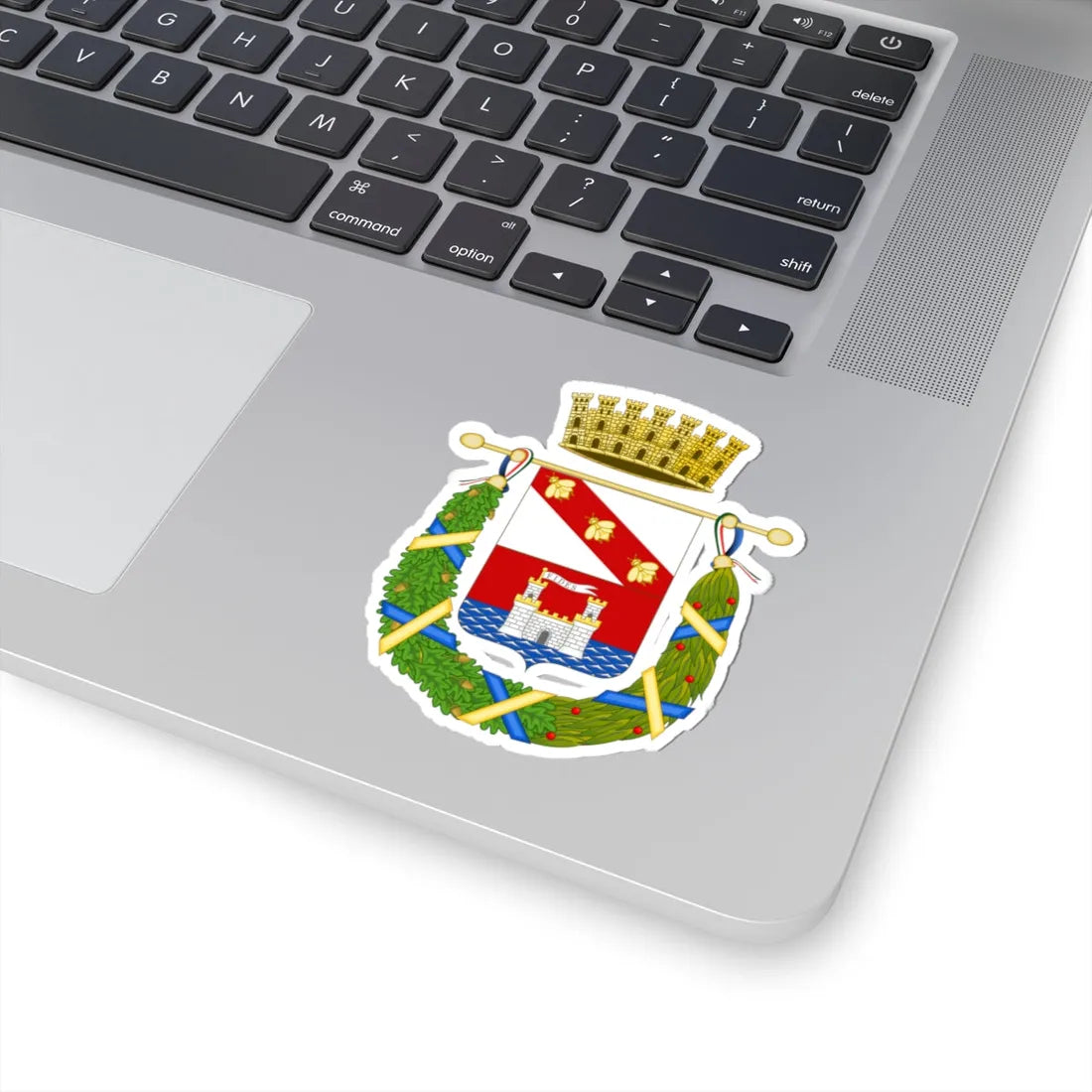 Coat of Arms of the Province of Livorno (Italy) (Coat of Arms) STICKER Vinyl Kiss-Cut Decal - The Sticker Space