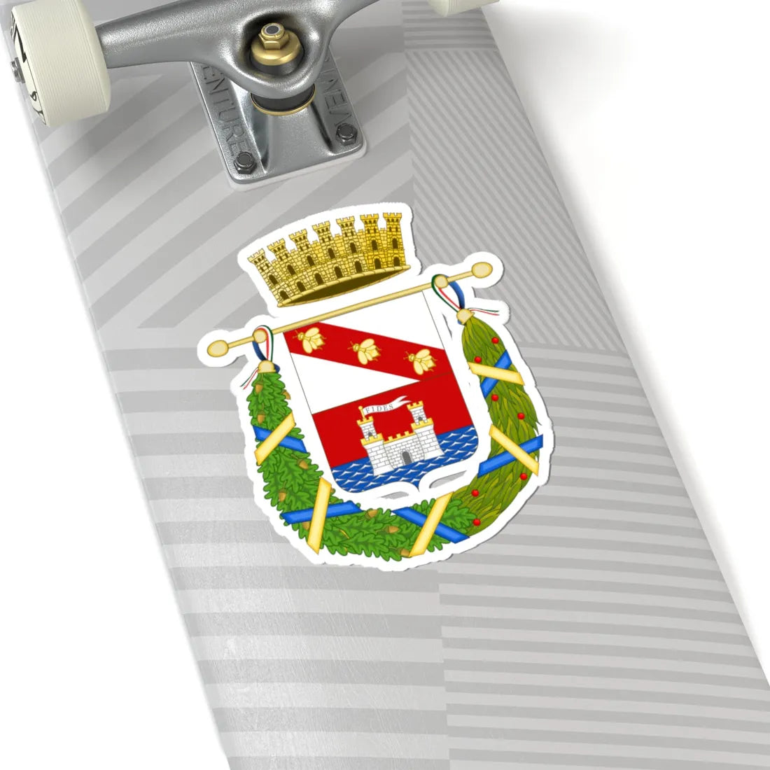 Coat of Arms of the Province of Livorno (Italy) (Coat of Arms) STICKER Vinyl Kiss-Cut Decal - The Sticker Space