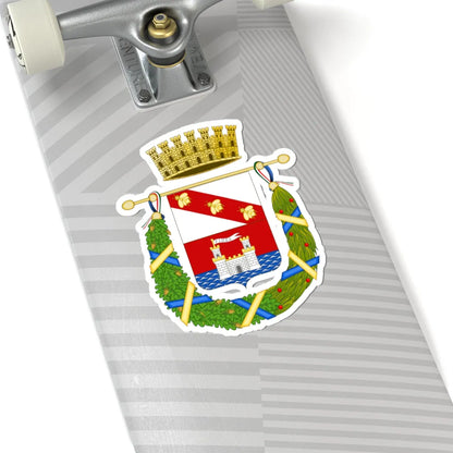 Coat of Arms of the Province of Livorno (Italy) (Coat of Arms) STICKER Vinyl Kiss-Cut Decal - The Sticker Space