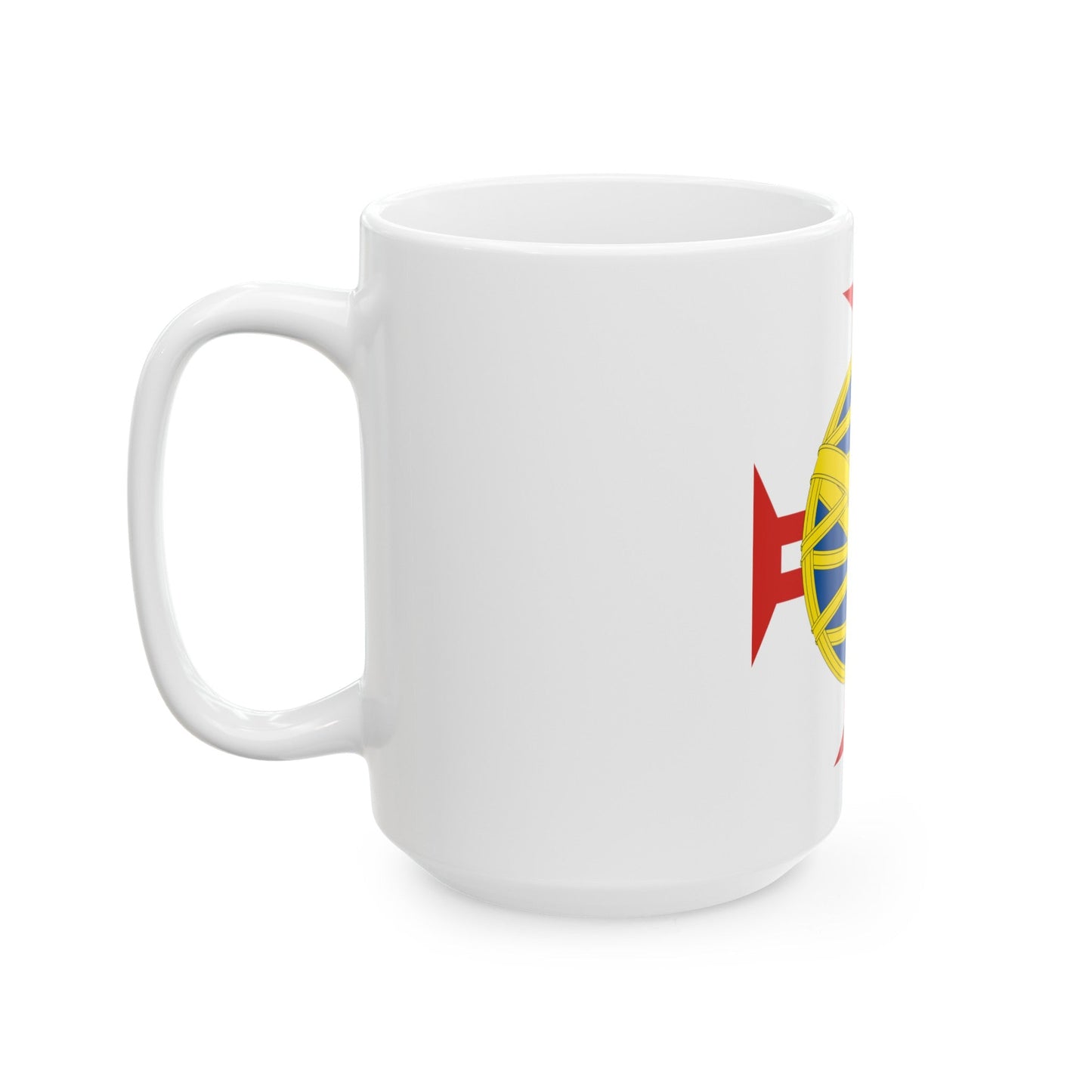 Coat of arms of the Provincia Cisplatina - White Coffee Mug-The Sticker Space