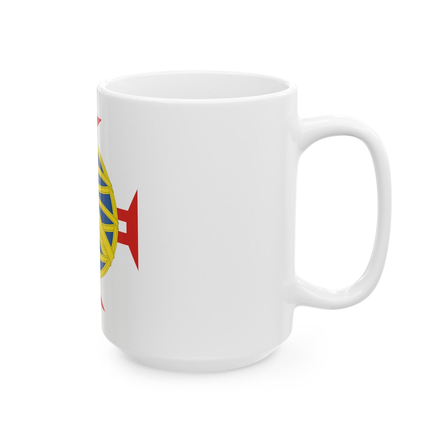 Coat of arms of the Provincia Cisplatina - White Coffee Mug-The Sticker Space