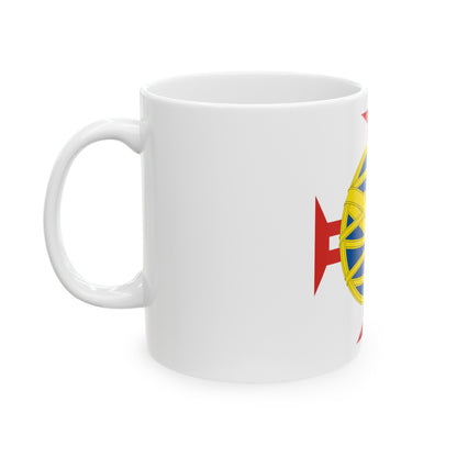 Coat of arms of the Provincia Cisplatina - White Coffee Mug-The Sticker Space