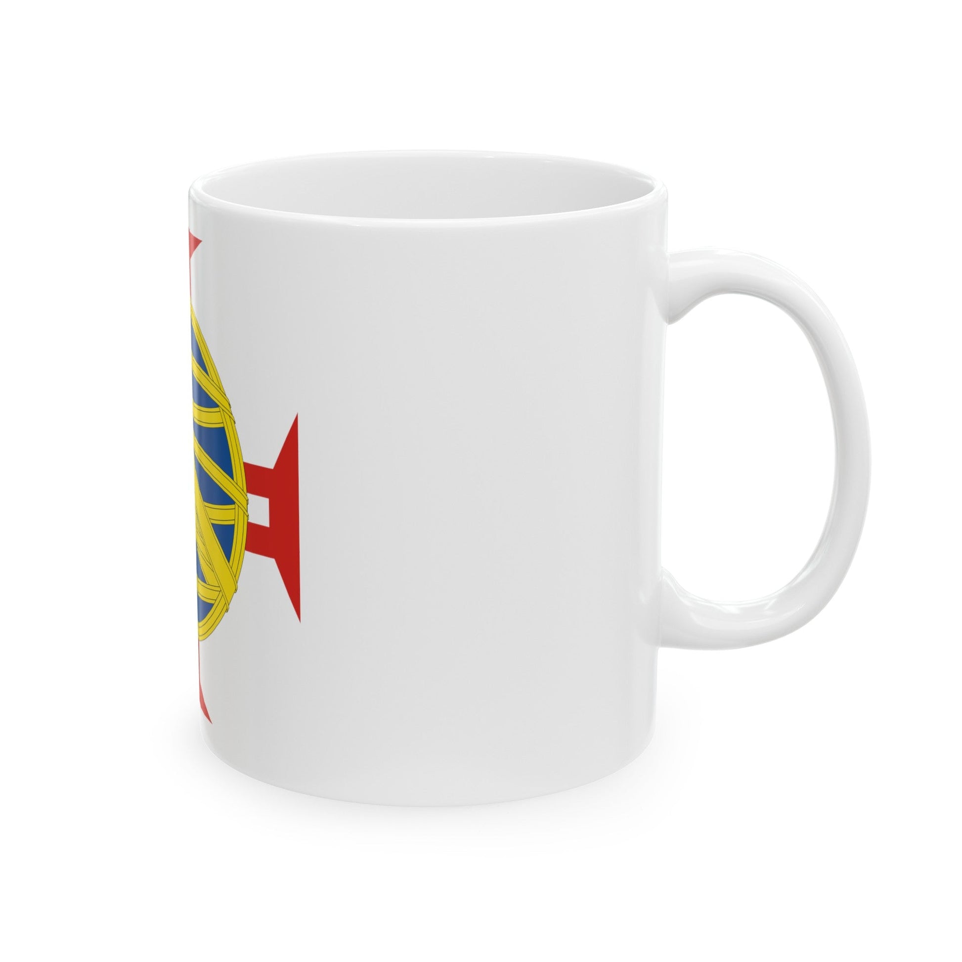 Coat of arms of the Provincia Cisplatina - White Coffee Mug-The Sticker Space