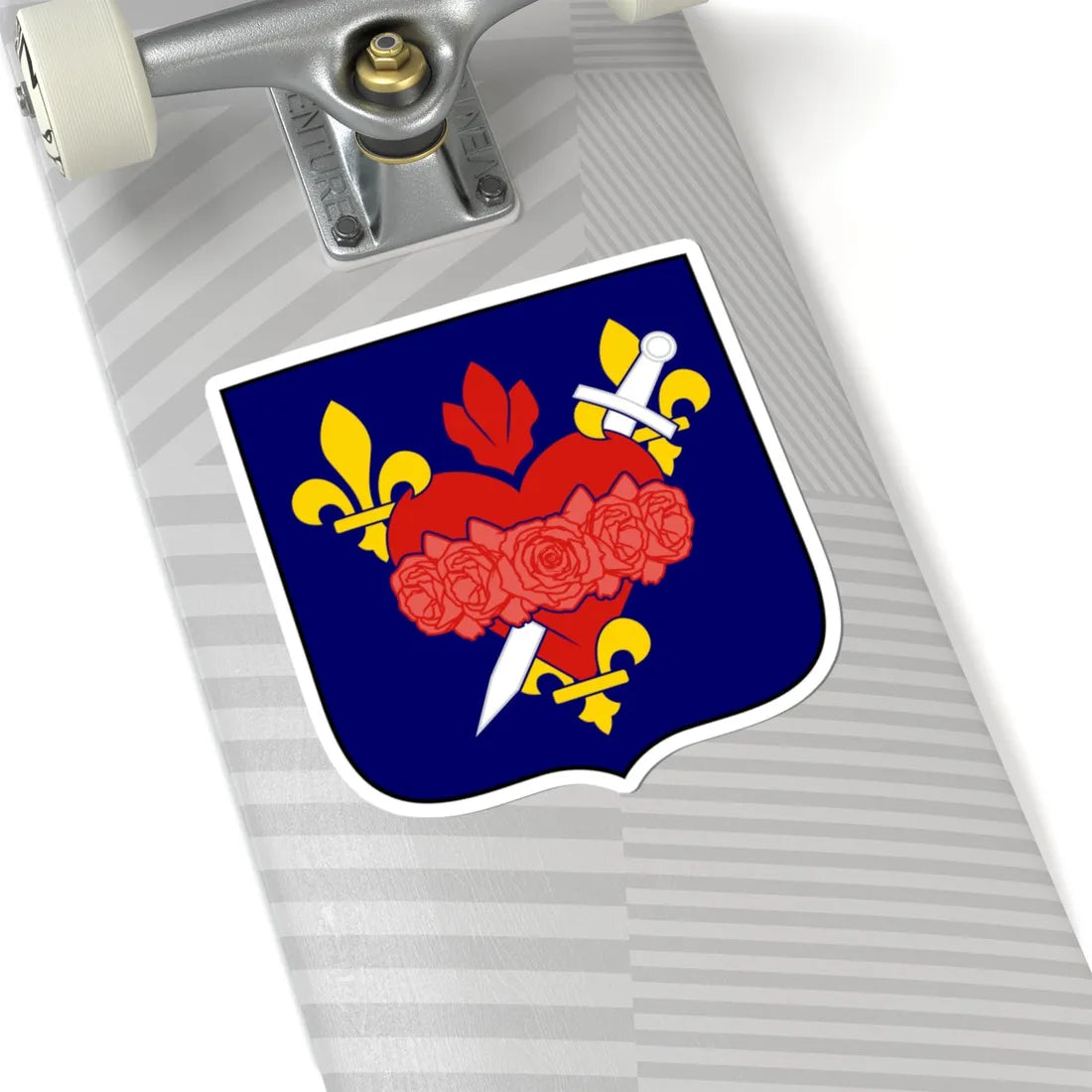 Coat of arms of the Provisional Government of Saskatchewan (Canada) (Coat of Arms) STICKER Vinyl Kiss-Cut Decal - The Sticker Space