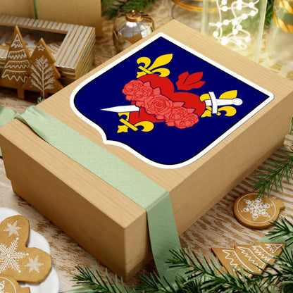 Coat of arms of the Provisional Government of Saskatchewan (Canada) (Coat of Arms) STICKER Vinyl Kiss-Cut Decal - The Sticker Space