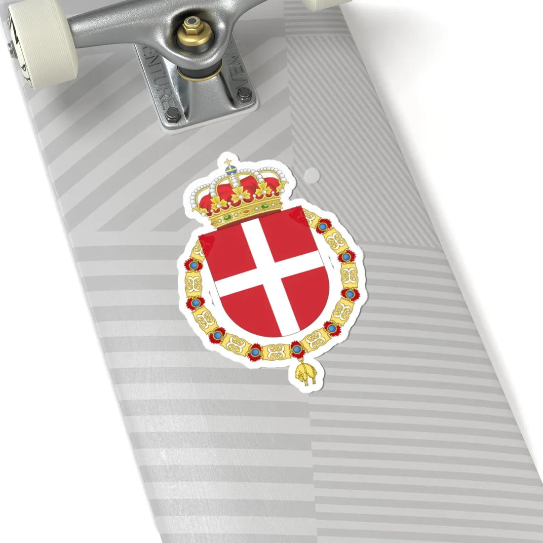 Coat of Arms of the Regiment Saboya (Spain) (Coat of Arms) STICKER Vinyl Kiss-Cut Decal - The Sticker Space
