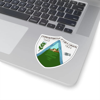 Coat of arms of the Republic of Cospaia (Italy) (Coat of Arms) STICKER Vinyl Kiss-Cut Decal - The Sticker Space