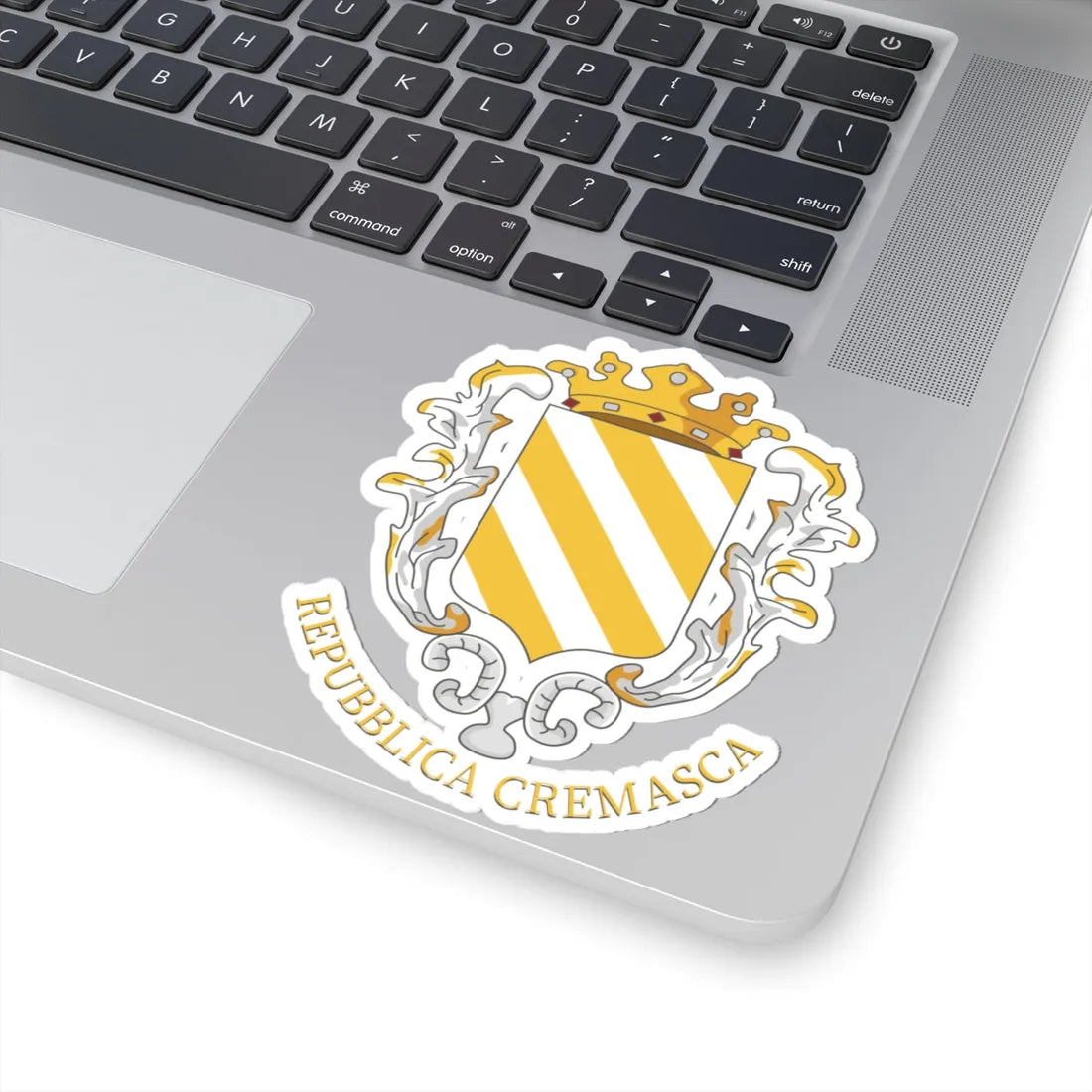 Coat of arms of the Republic of Crema (Italy) (Coat of Arms) STICKER Vinyl Kiss-Cut Decal - The Sticker Space