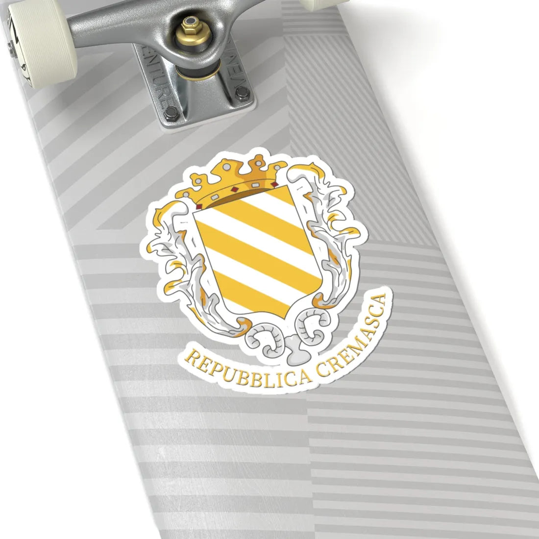 Coat of arms of the Republic of Crema (Italy) (Coat of Arms) STICKER Vinyl Kiss-Cut Decal - The Sticker Space