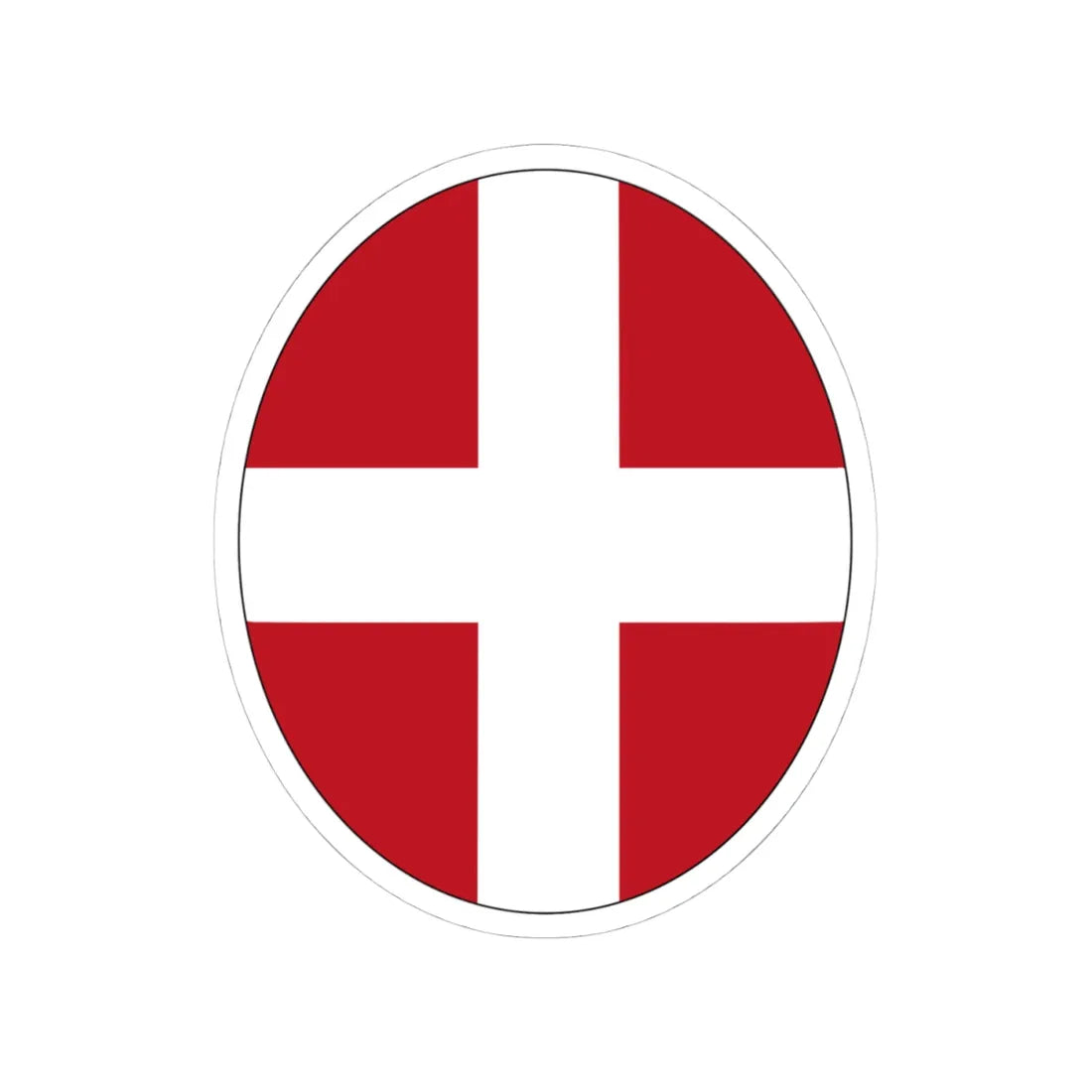 Coat of Arms of the Republic of Noli (Italy) (Coat of Arms) STICKER Vinyl Kiss-Cut Decal 4 Inch White - The Sticker Space