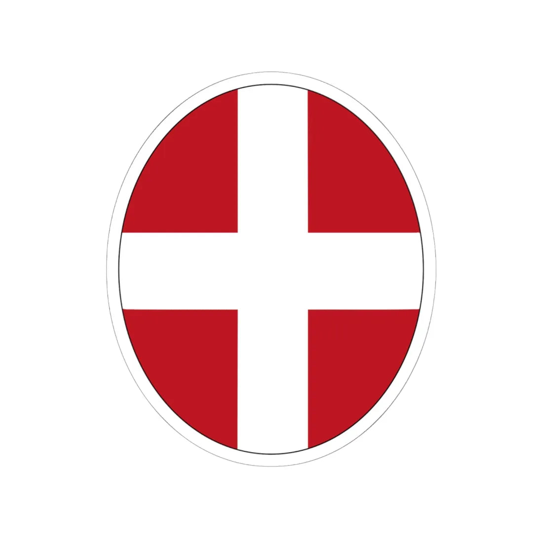 Coat of Arms of the Republic of Noli (Italy) (Coat of Arms) STICKER Vinyl Kiss-Cut Decal 6 Inch White - The Sticker Space