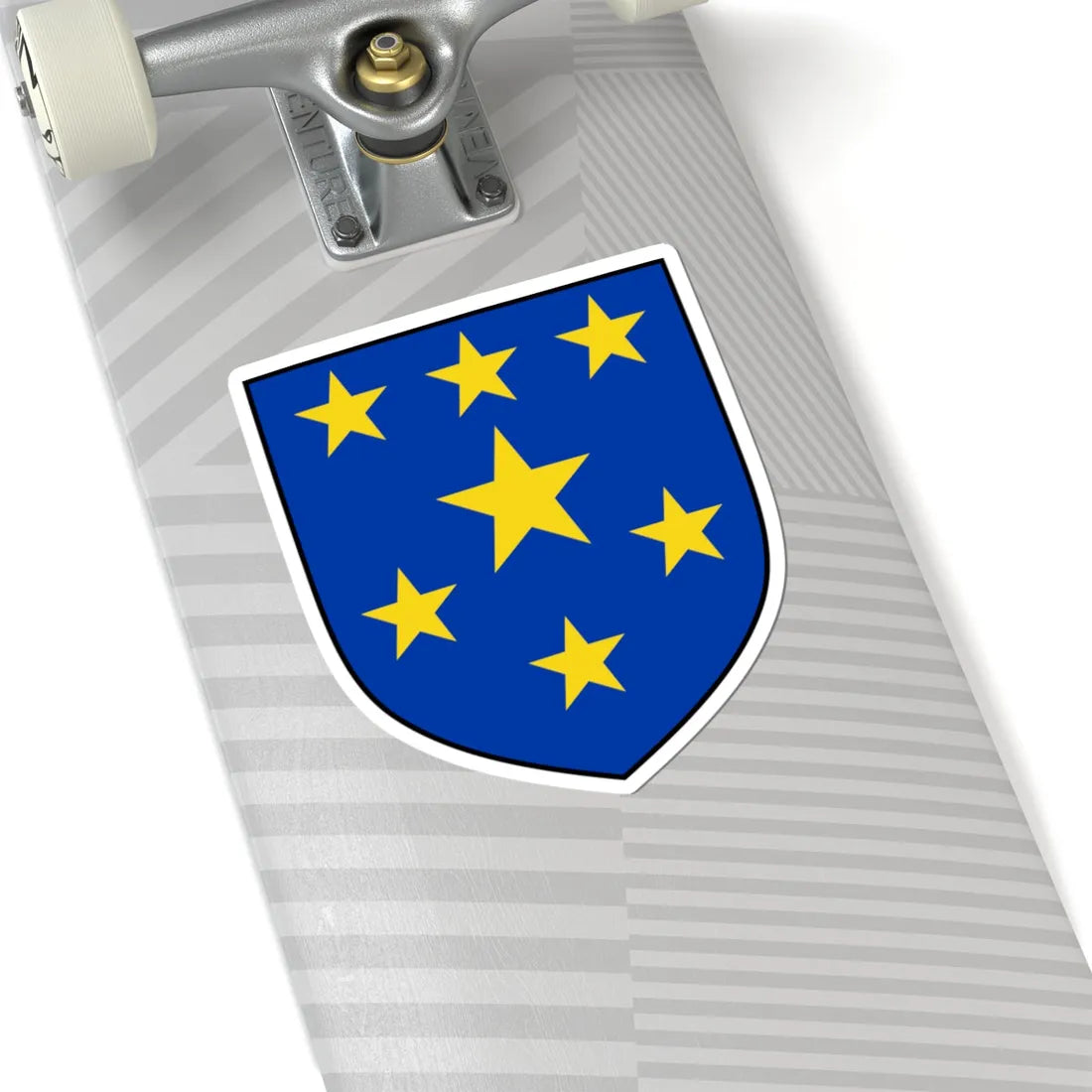 Coat of arms of the Republic of the Congo Léopoldville 1960-1963 (Congo) (Coat of Arms) STICKER Vinyl Kiss-Cut Decal - The Sticker Space