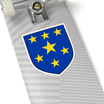 Coat of arms of the Republic of the Congo Léopoldville 1960-1963 (Congo) (Coat of Arms) STICKER Vinyl Kiss-Cut Decal - The Sticker Space