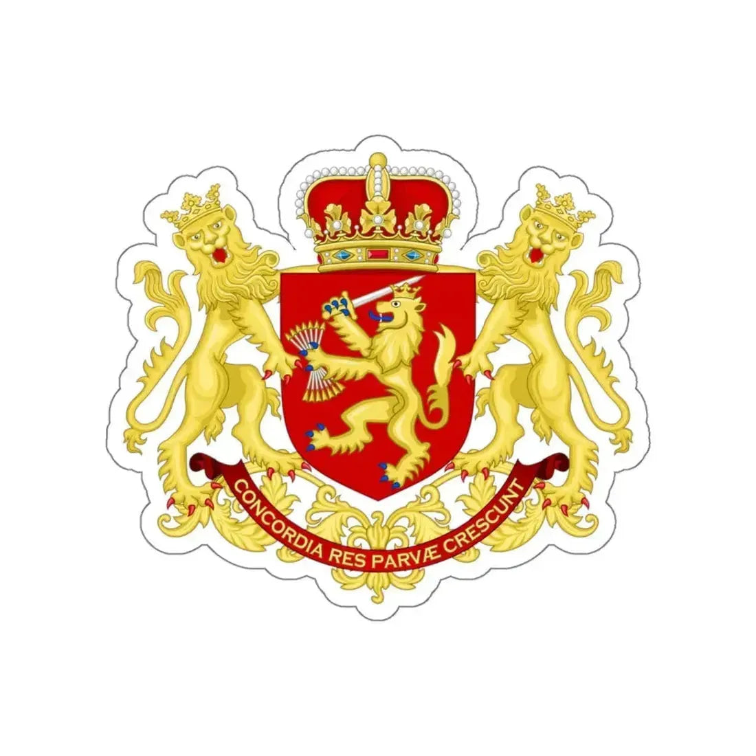 Coat of arms of the republic of the united Netherlands (after 1665) STICKER Vinyl Die-Cut Decal 6 Inch - The Sticker Space