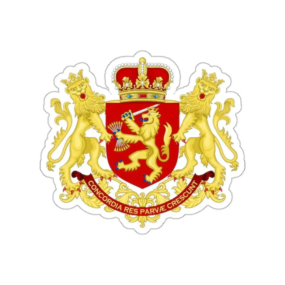 Coat of arms of the republic of the united Netherlands (after 1665) STICKER Vinyl Die-Cut Decal - The Sticker Space