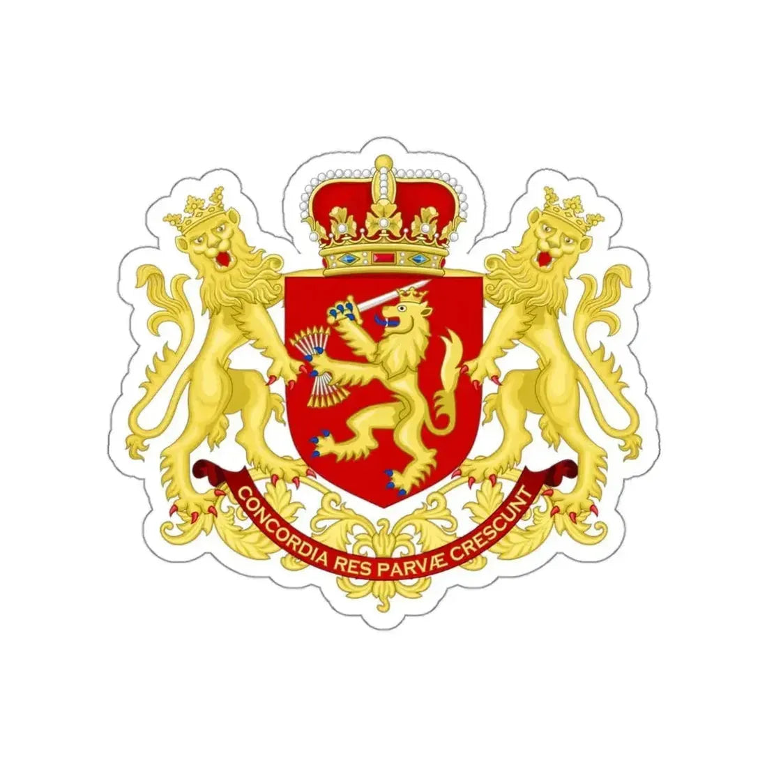 Coat of arms of the republic of the united Netherlands (after 1665) STICKER Vinyl Die-Cut Decal - The Sticker Space