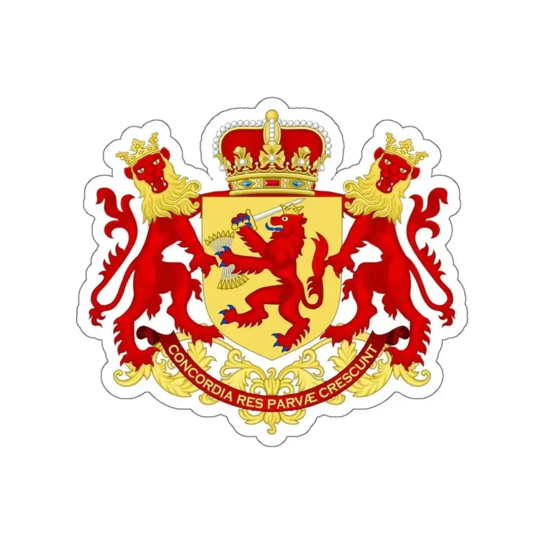 Coat of arms of the republic of the united Netherlands (before 1665) STICKER Vinyl Die-Cut Decal - The Sticker Space