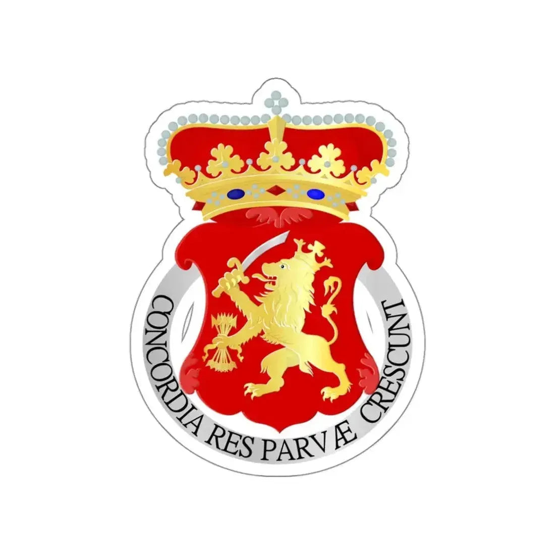 Coat of arms of the Republic of the United Netherlands STICKER Vinyl Die-Cut Decal - The Sticker Space