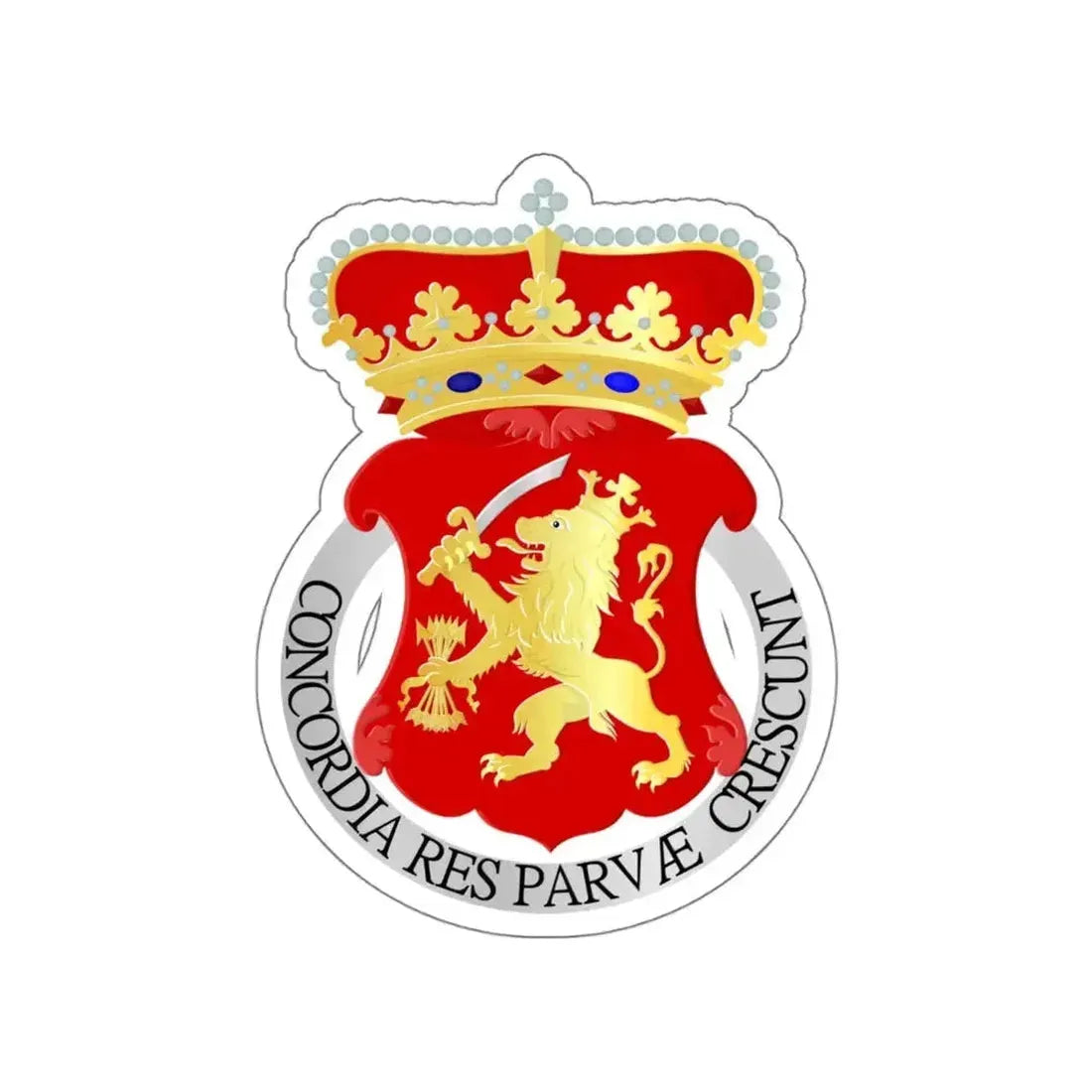 Coat of arms of the Republic of the United Netherlands STICKER Vinyl Die-Cut Decal - The Sticker Space