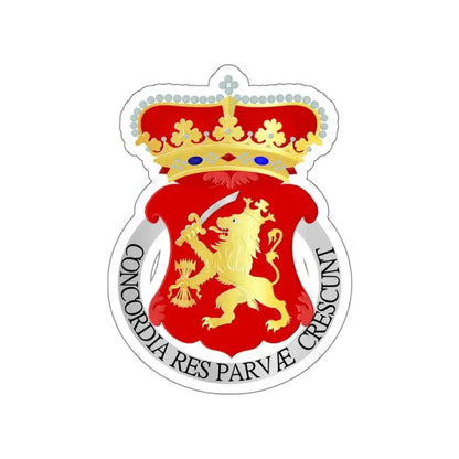 Coat of arms of the Republic of the United Netherlands STICKER Vinyl Die-Cut Decal - The Sticker Space