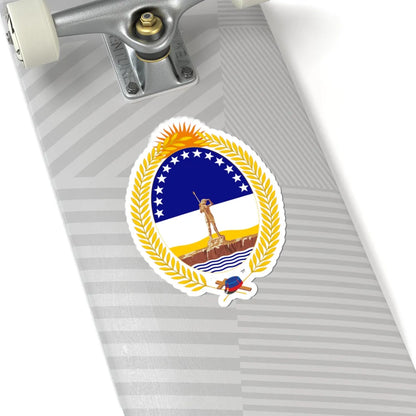 Coat of arms of the Rio Negro Province 1982-2009 (Argentina) (Coat of Arms) STICKER Vinyl Kiss-Cut Decal - The Sticker Space