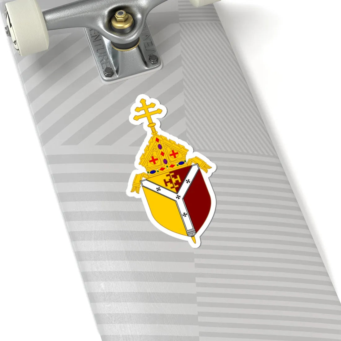 Coat of Arms of the Roman Catholic Archdiocese of Birmingham (England) (Coat of Arms) STICKER Vinyl Kiss-Cut Decal - The Sticker Space