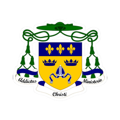 Coat of Arms of the Roman Catholic Diocese of East Anglia (England) (Coat of Arms) STICKER Vinyl Kiss-Cut Decal 2 Inch White - The Sticker Space