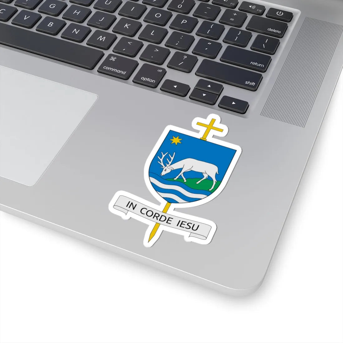 Coat of arms of the Roman Catholic Diocese of Portsmouth (England) (Coat of Arms) STICKER Vinyl Kiss-Cut Decal - The Sticker Space