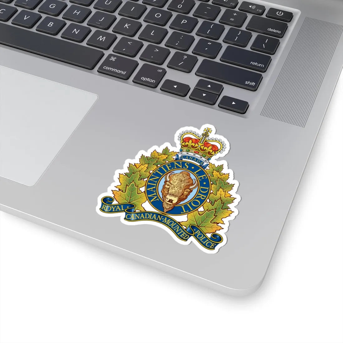 Coat of arms of the Royal Canadian Mounted Police (Canada) (Coat of Arms) STICKER Vinyl Kiss-Cut Decal - The Sticker Space