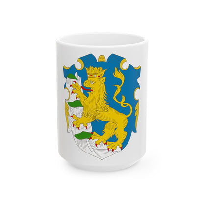 Coat of arms of the Rus Voivodship - White Coffee Mug-15oz-The Sticker Space