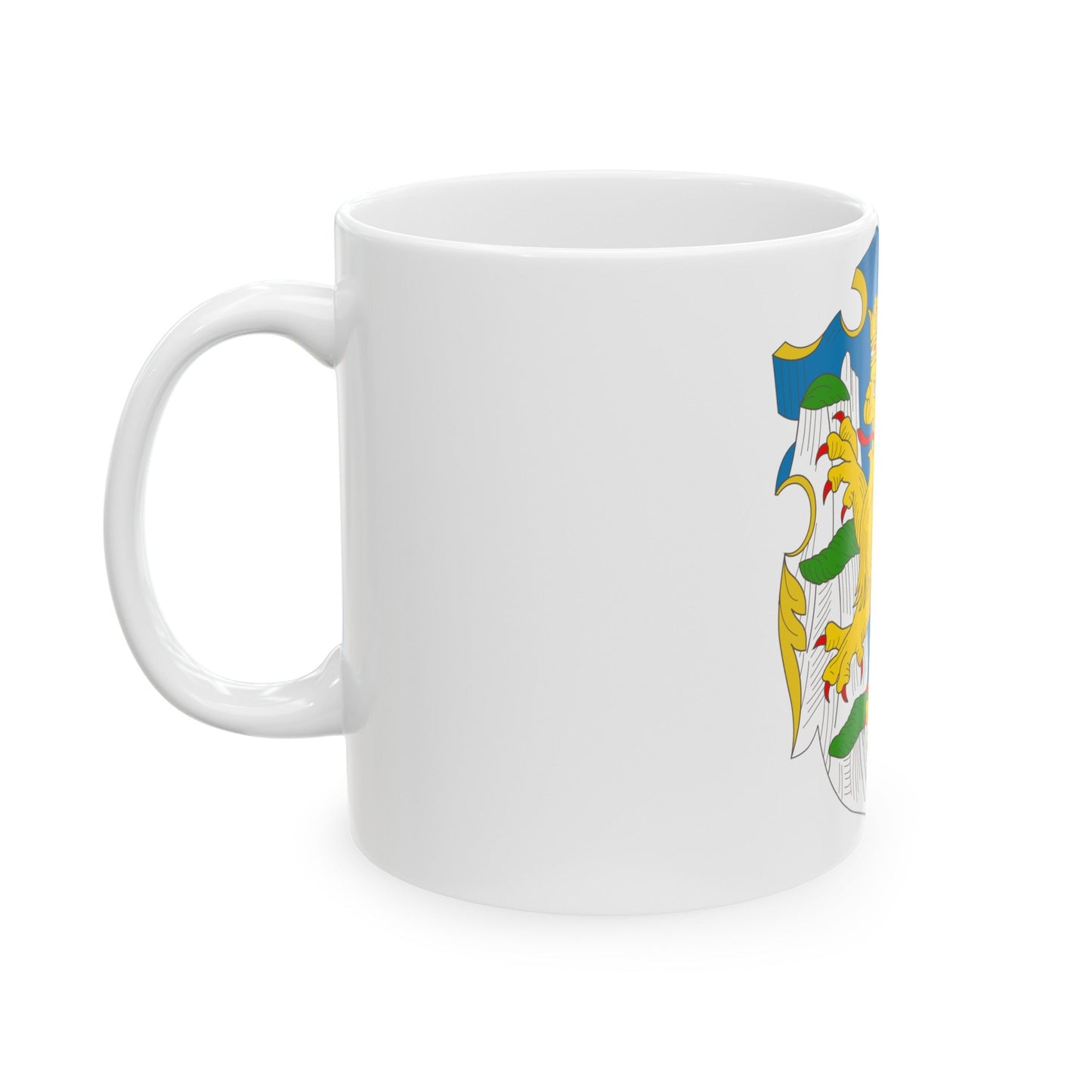 Coat of arms of the Rus Voivodship - White Coffee Mug-The Sticker Space