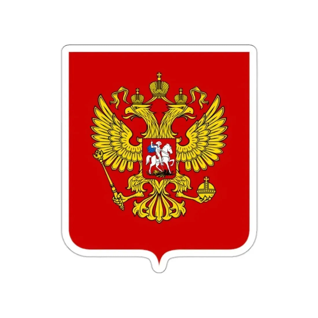 Coat of Arms of the Russian Federation STICKER Vinyl Die-Cut Decal 2 Inch - The Sticker Space