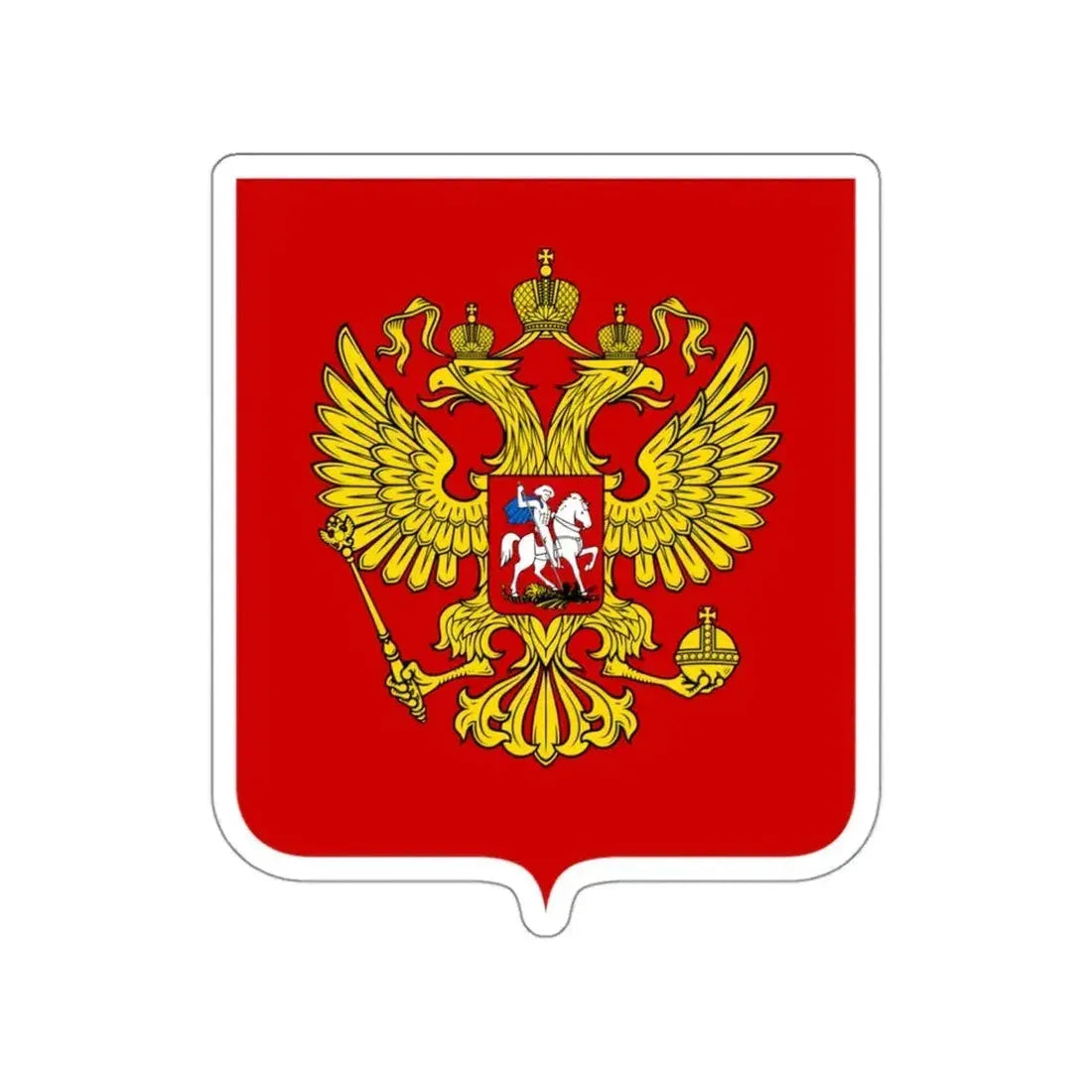 Coat of Arms of the Russian Federation STICKER Vinyl Die-Cut Decal - The Sticker Space