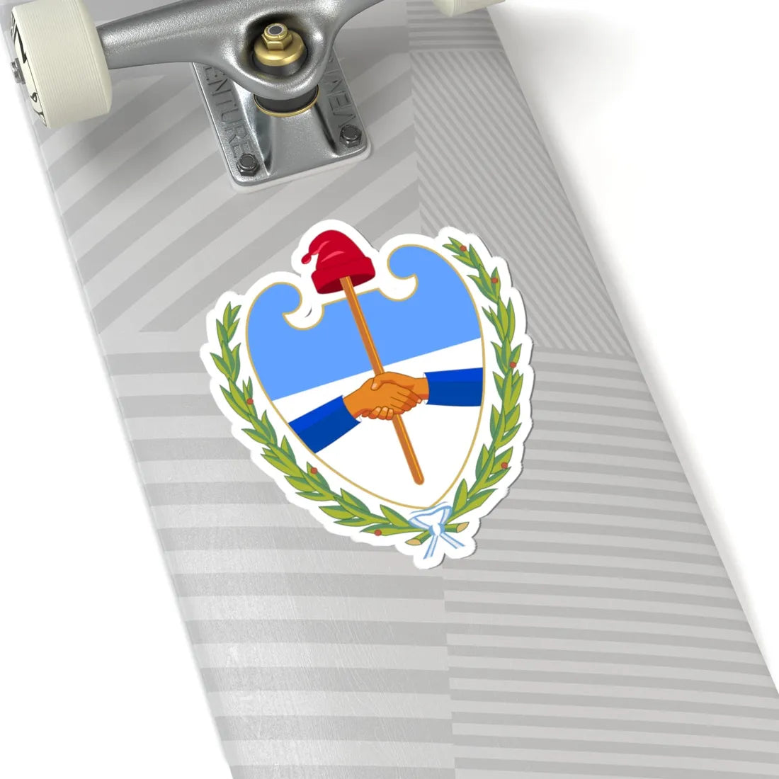 Coat of arms of the Santiago del Estero Province 1915-2005 (Argentina) (Coat of Arms) STICKER Vinyl Kiss-Cut Decal - The Sticker Space