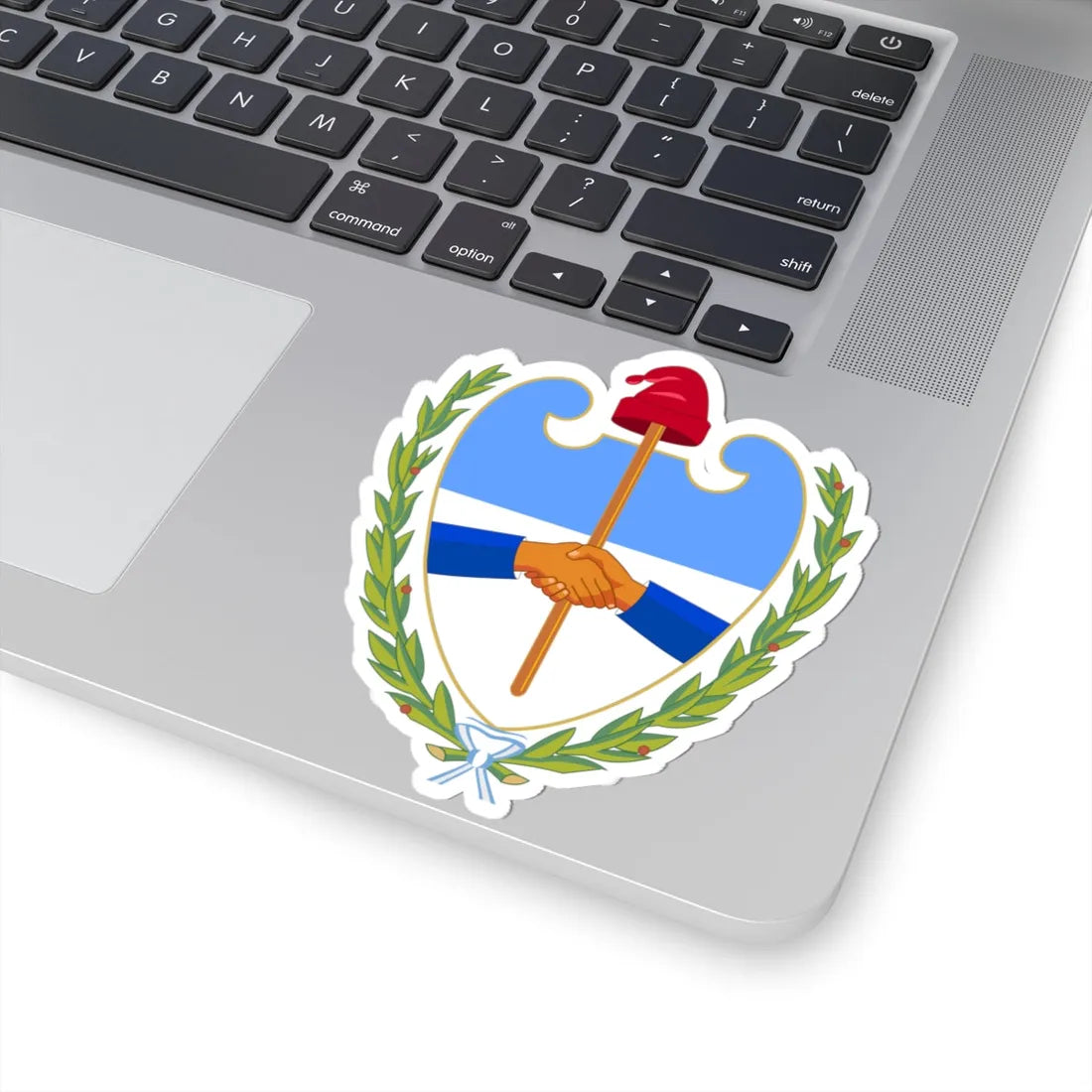 Coat of arms of the Santiago del Estero Province 1915-2005 (Argentina) (Coat of Arms) STICKER Vinyl Kiss-Cut Decal - The Sticker Space