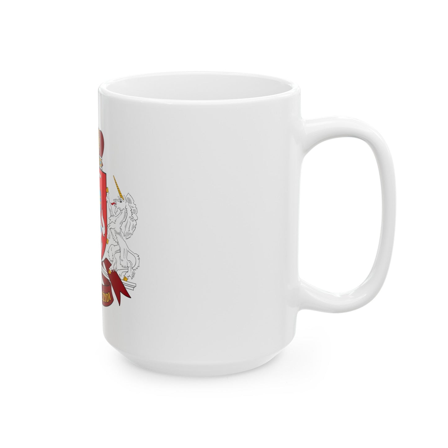 Coat of arms of the Seimas of Lithuania - White Coffee Mug-The Sticker Space