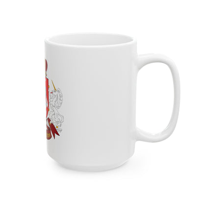 Coat of arms of the Seimas of Lithuania - White Coffee Mug-The Sticker Space