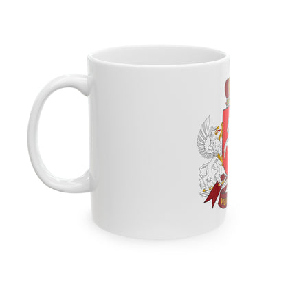 Coat of arms of the Seimas of Lithuania - White Coffee Mug-The Sticker Space