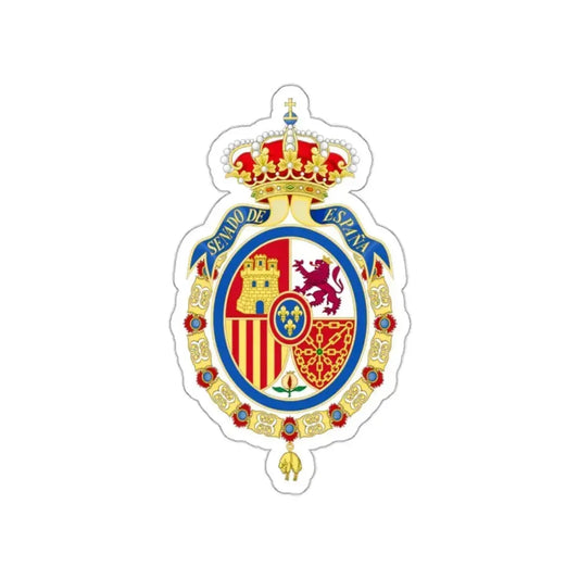 Coat of Arms of the Senate of Spain STICKER Vinyl Die-Cut Decal 2 Inch - The Sticker Space