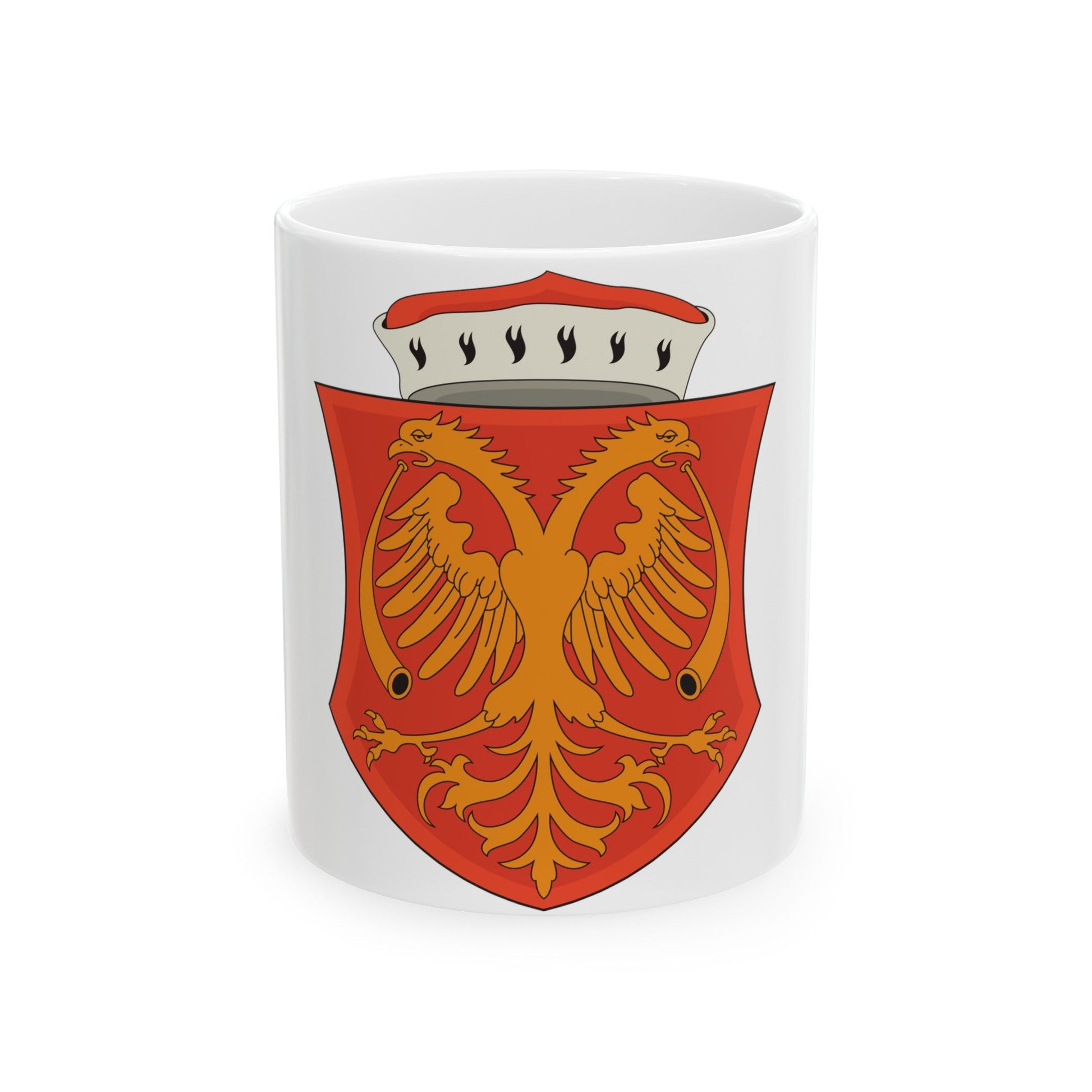 Coat of arms of the Serbian Despotate - White Coffee Mug-11oz-The Sticker Space