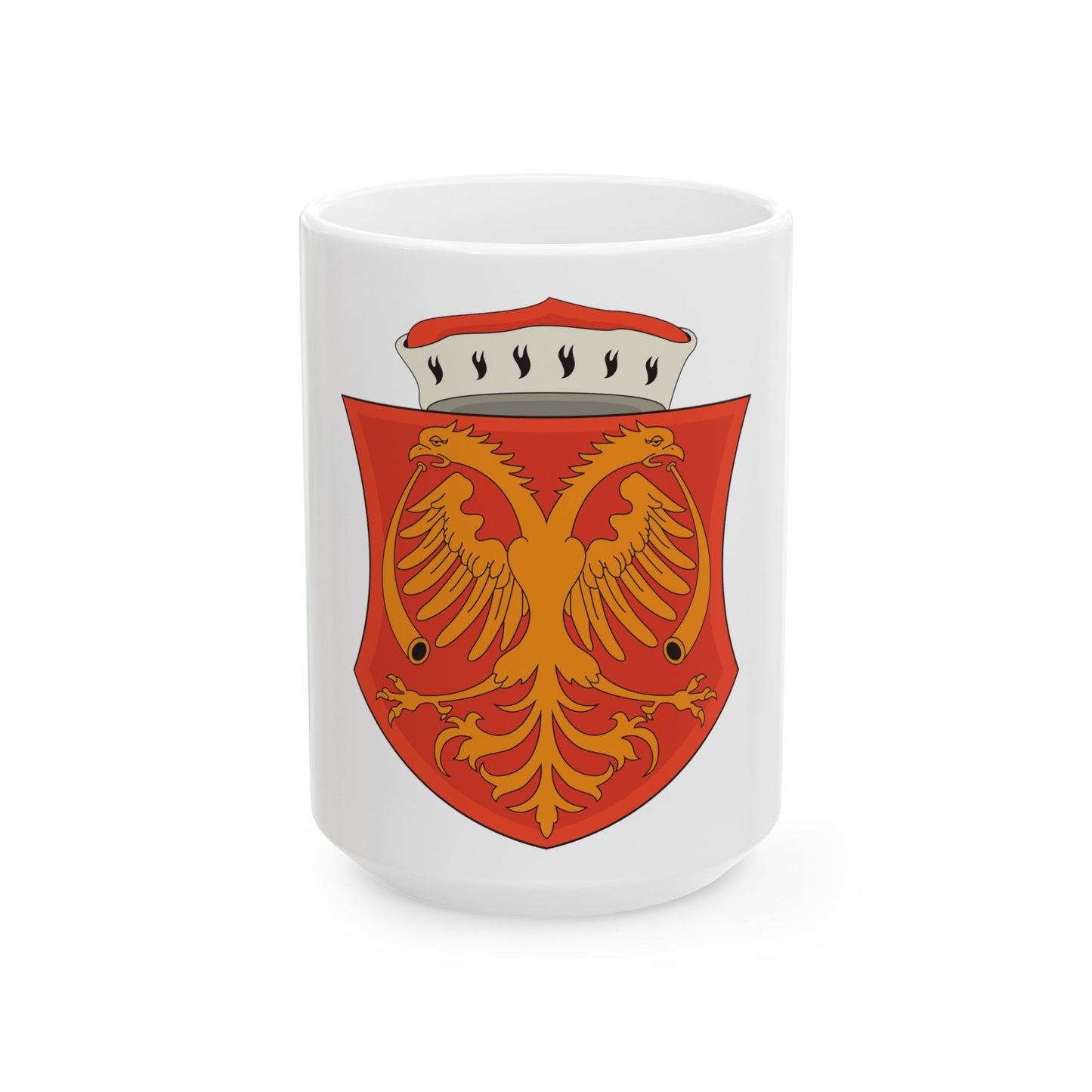 Coat of arms of the Serbian Despotate - White Coffee Mug-15oz-The Sticker Space